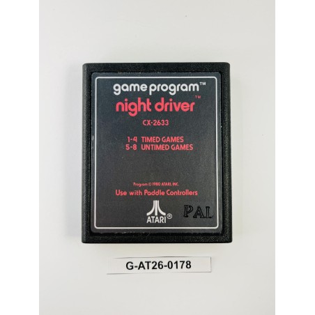 Night Driver Atari 2600