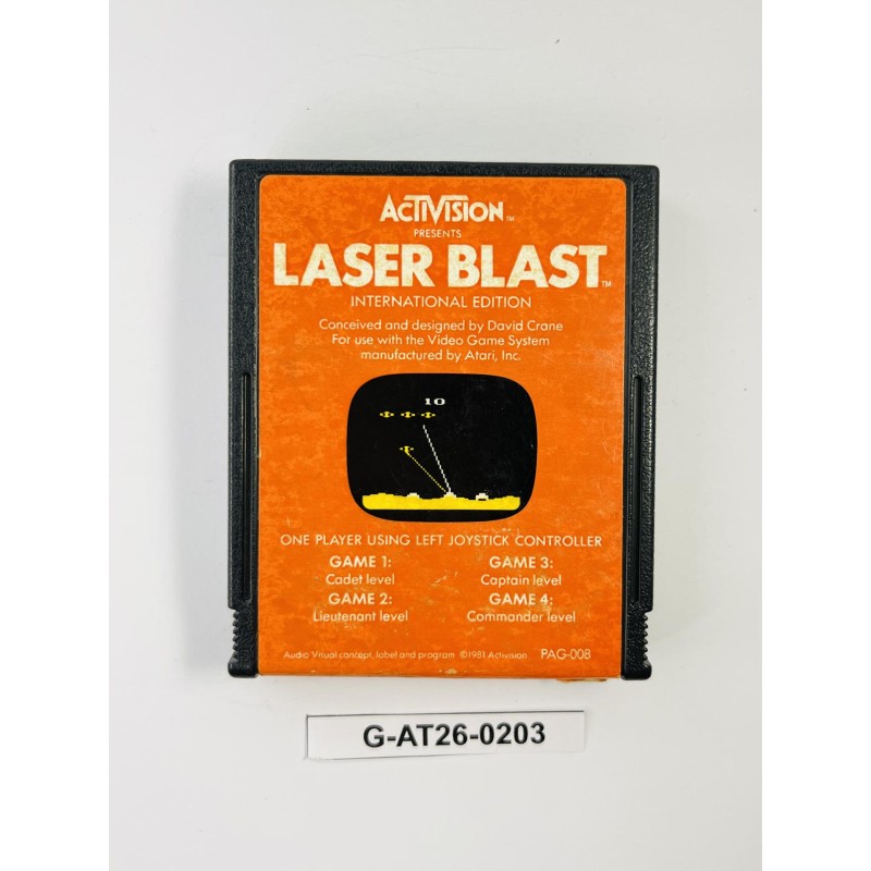 Laser Blast Atari 2600 (International Edition)