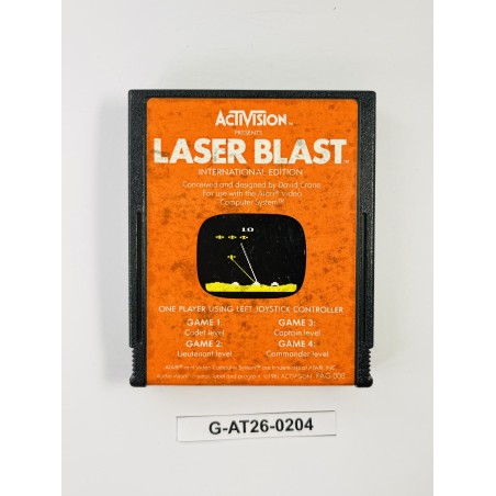 Laser Blast Atari 2600 (International Edition)