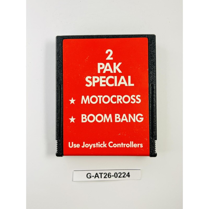 2 Pak Special: Motocross / Boom Bang Atari 2600