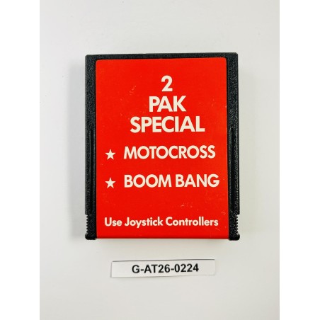 2 Pak Special: Motocross / Boom Bang Atari 2600