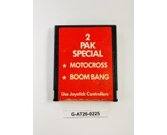 2 Pak Special: Motocross / Boom Bang Atari 2600