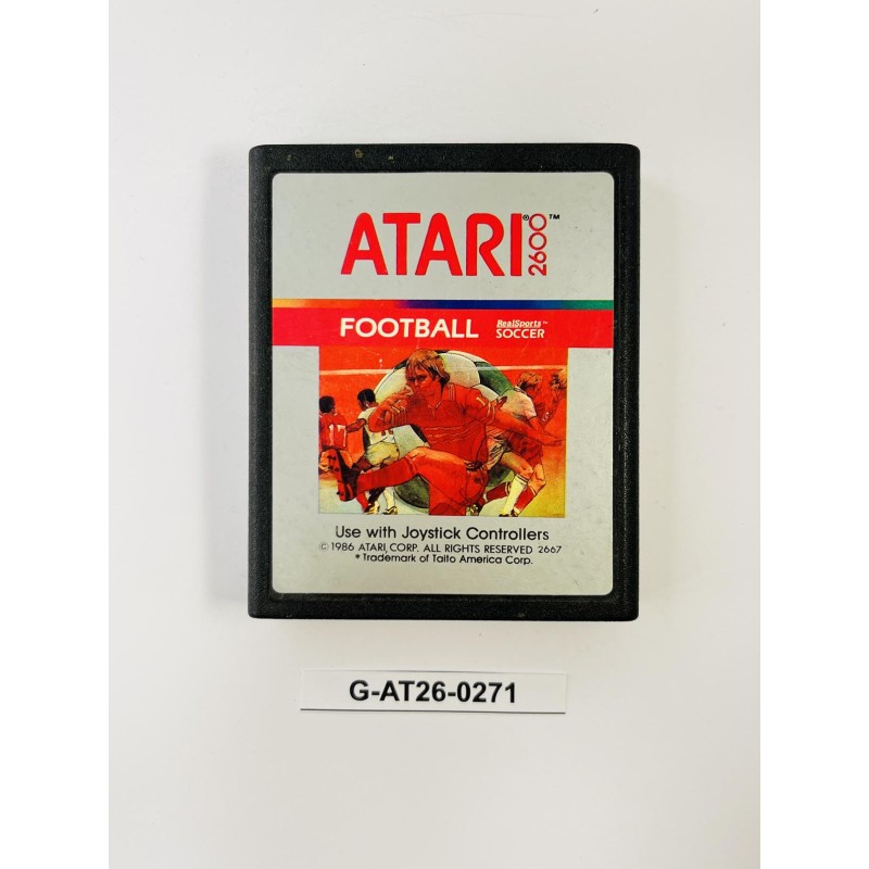 Football RealSports Soccer Atari 2600