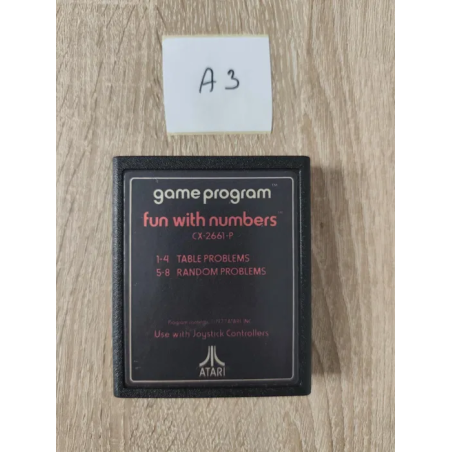 Game Program Fun With Numbers Atari 2600