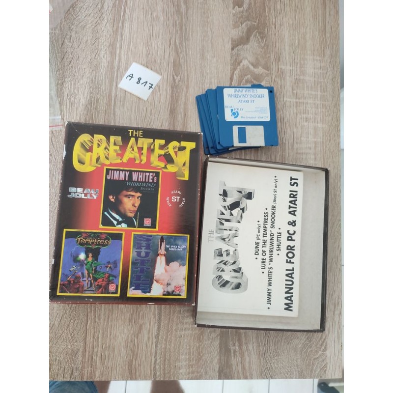 Atari St games lure of the temptress shuttle jimmy white's whirlwind