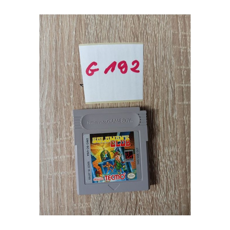 Solomon Club Game Boy Nintendo