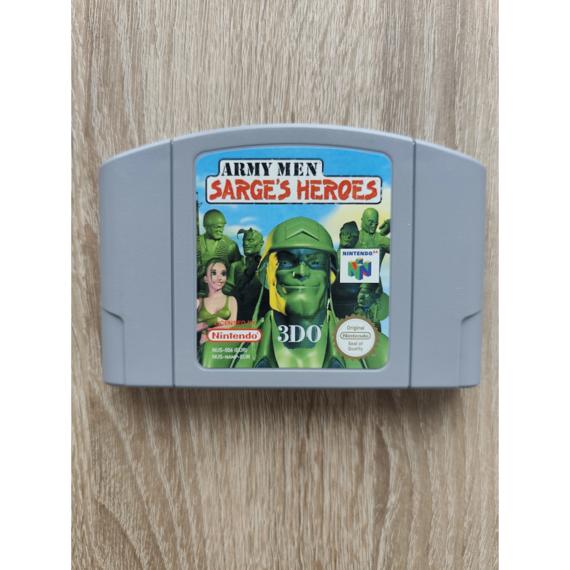 Army Men Sarges Heroes Nintendo 64