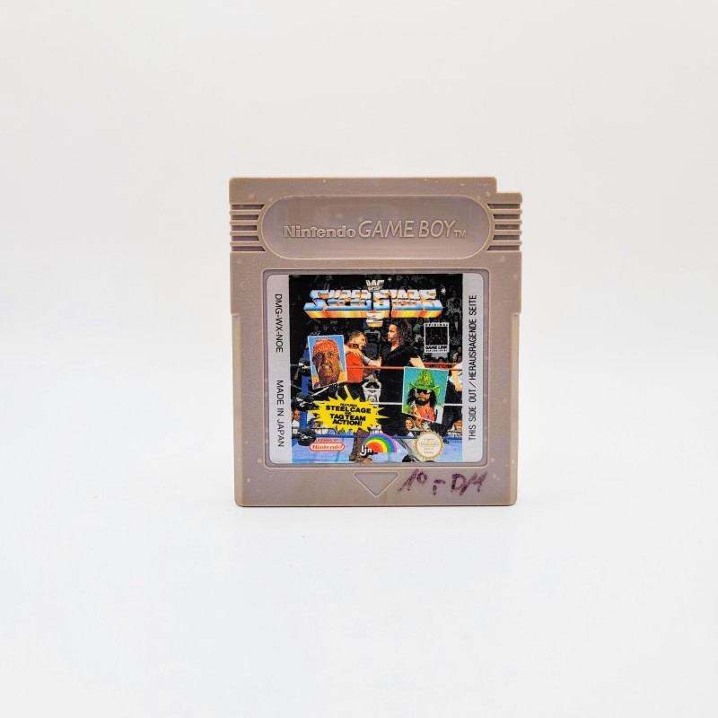 WWF Steel Cage Tag Team Action Nintendo Game Boy (GB)