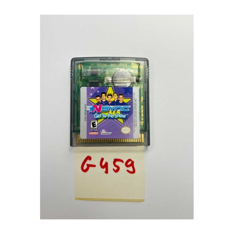 'N Sync: Get to the Show Game Boy Color (GBC)