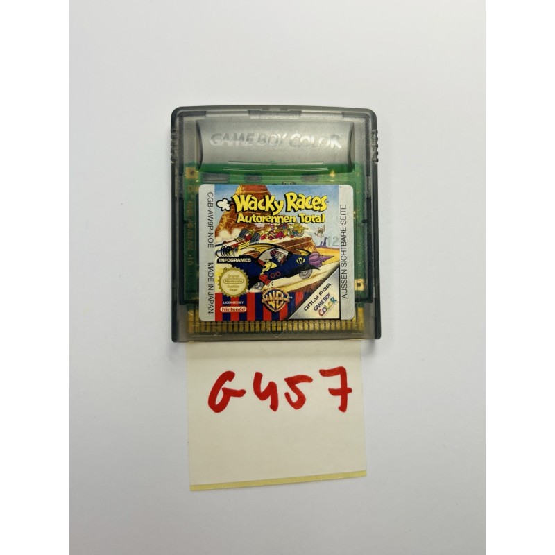 Wacky Races: Autorennen Total Nintendo Game Boy Color (GBC)
