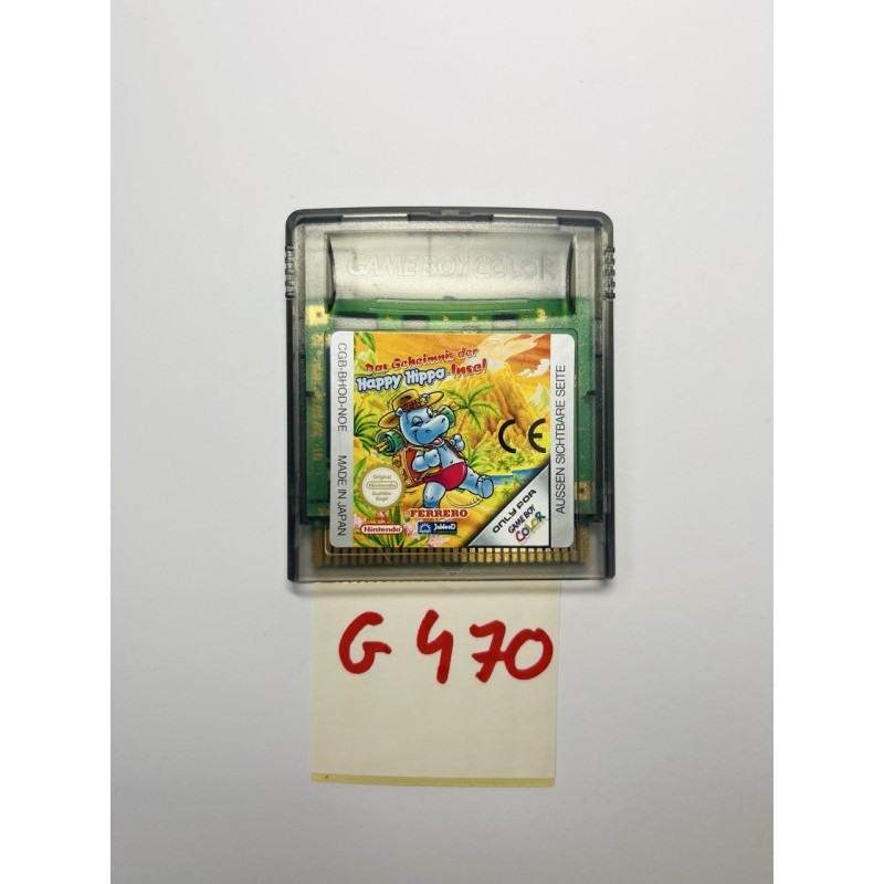 Das Geheimnis der Happy Hippo-Insel Nintendo Game Boy Color (GBC)