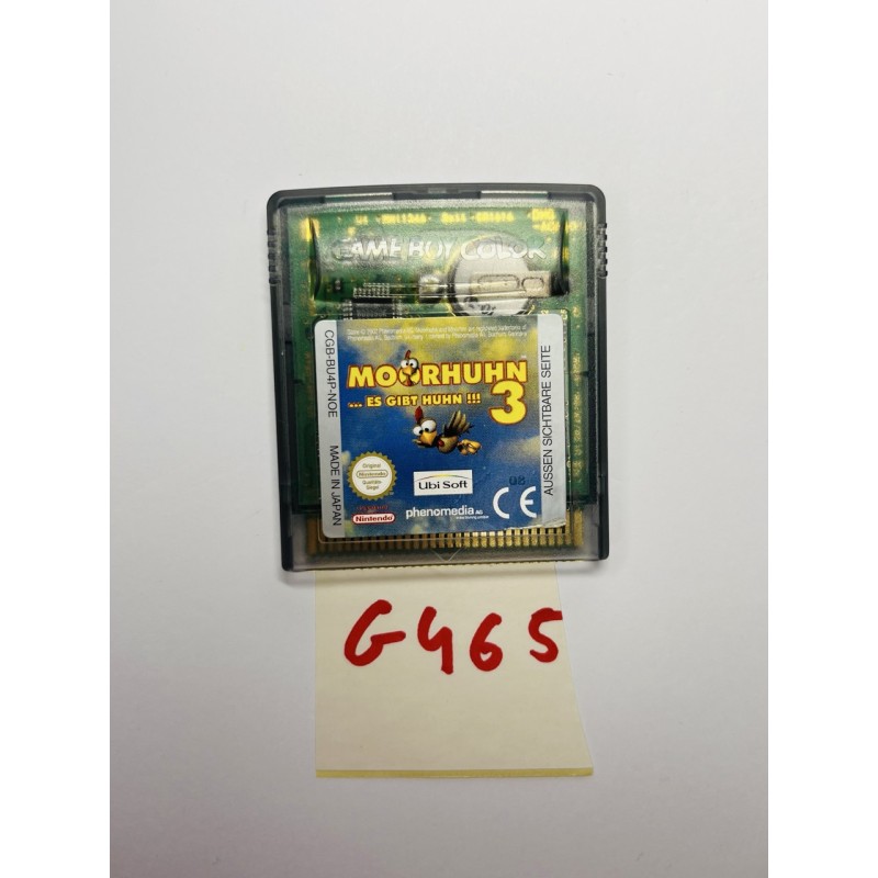 Moorhuhn 3 ... Es Gibt Huhn !!! Nintendo Game Boy Color (GBC)
