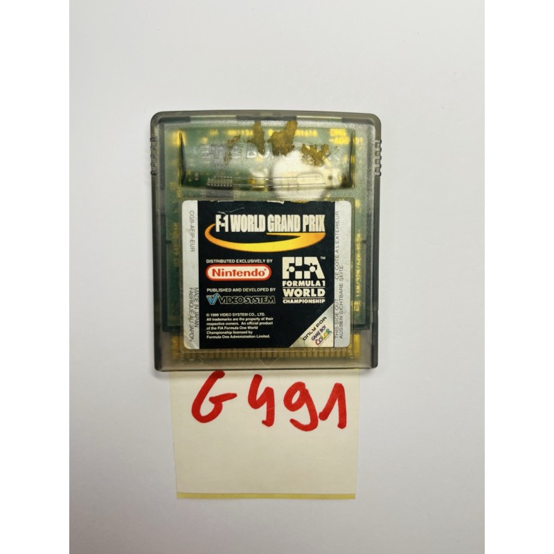 F-1 World Grand Prix Nintendo Game Boy Color (GBC)