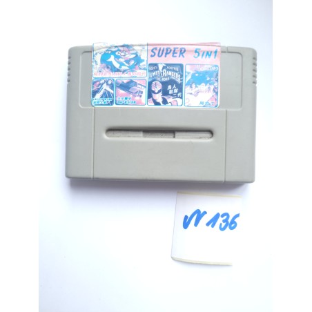 Super 5 in 1 Super Nintendo (SNES)
