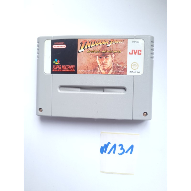 Indiana Jones' Greatest Adventures Super Nintendo (SNES)