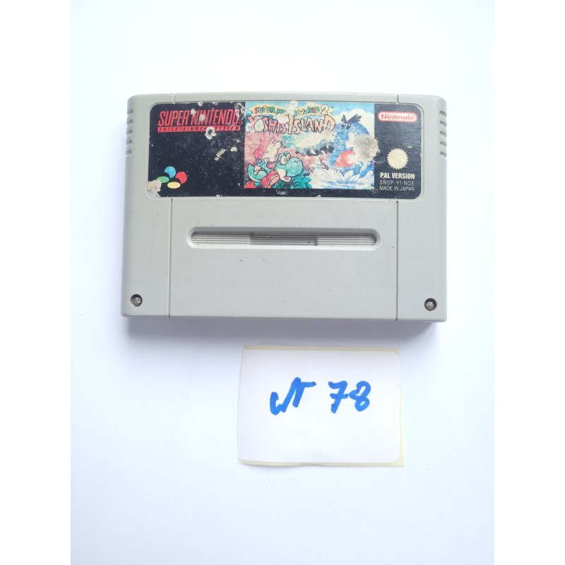 Yoshi's Island Super Mario World 2 Super Nintendo (SNES)