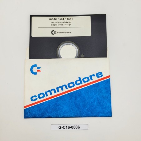 Model 1551 / 1541 Test/Demo Diskette (C16)