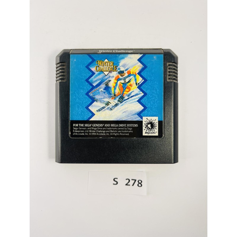 Winter Challenge Sega Genesis
