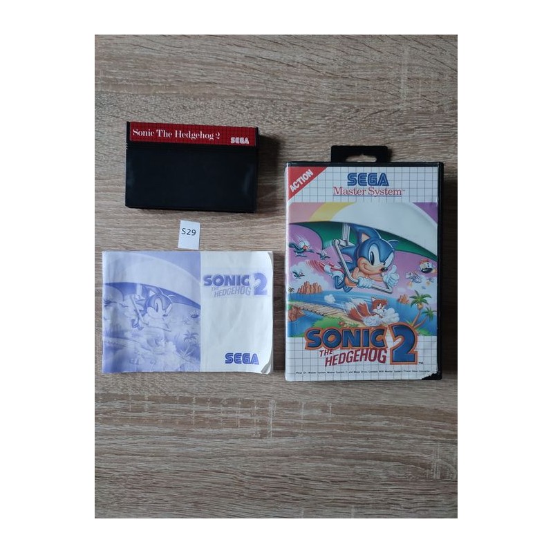 Sonic 2 The Hedgehog Sega Master System