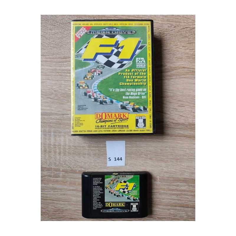 F1 (Domark) Sega Mega Drive