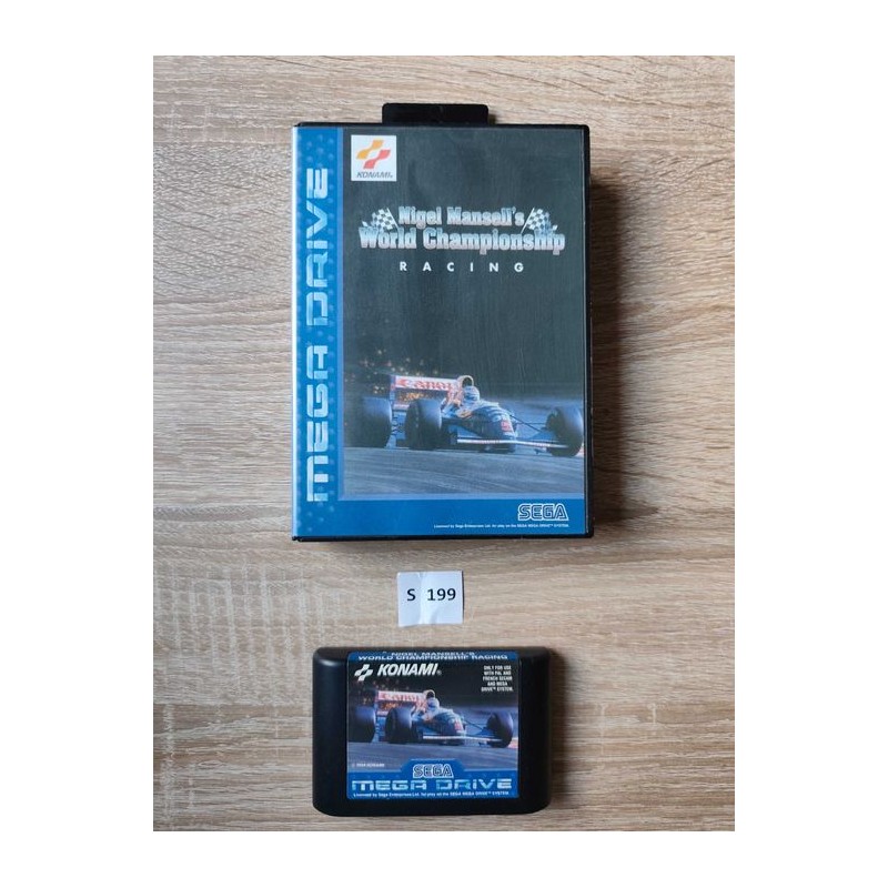 Nigel Mansell's World Championship Racing Sega Mega Drive