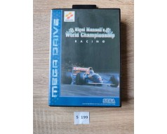 Nigel Mansell's World Championship Racing Sega Mega Drive