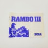 Rambo III Sega Master System (SMS)