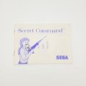 Secret Command Sega Master System (SMS)