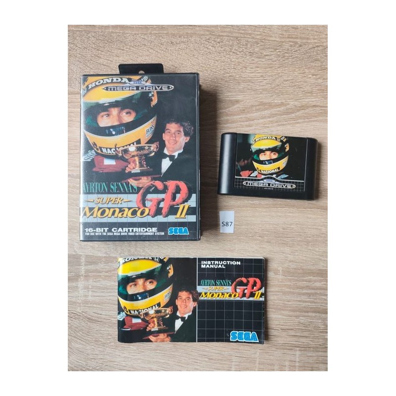 Ayrton Senna Sega Mega Drive Monaco GP II