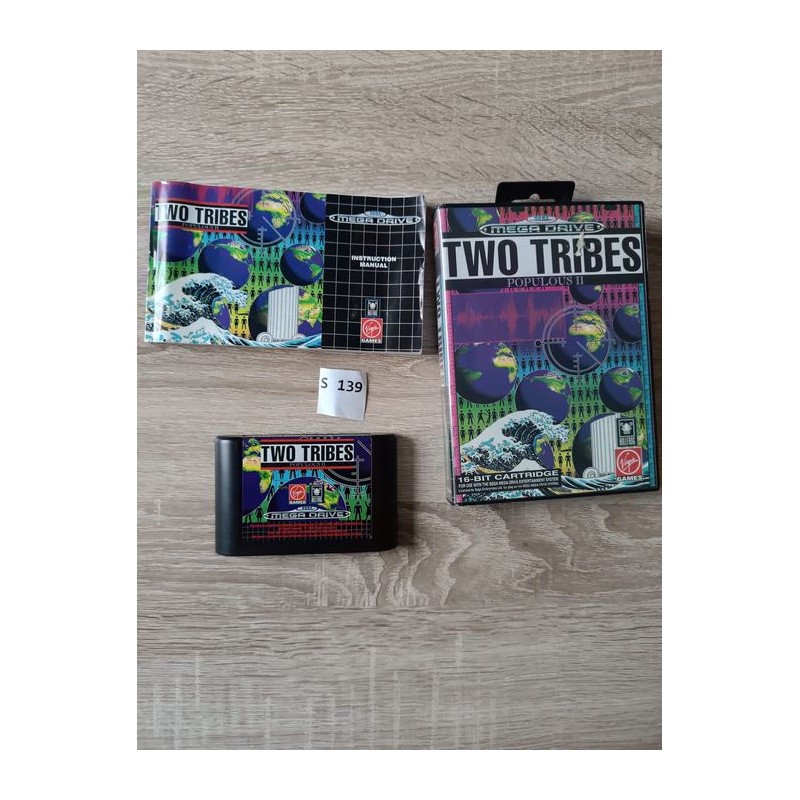 Two Tribes Populous II Sega Mega Drive