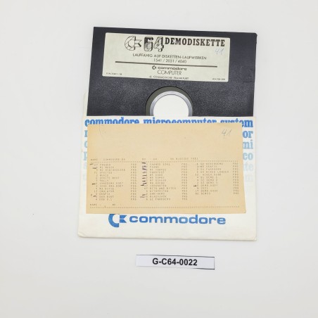 C64 Demodiskette + Spis programów (C64)
