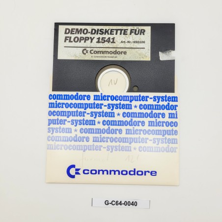 Demo-Diskette fur Floppy 1541 (C64)