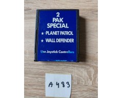 2 Pak Special: Planet Patrol & Wall Defender Atari 2600