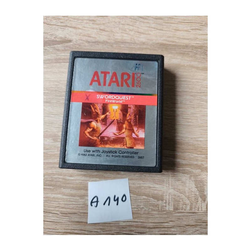 SwordQuest FireWorld Atari 2600
