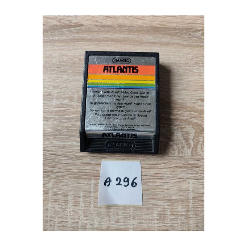 Atlantis Imagic Atari 2600