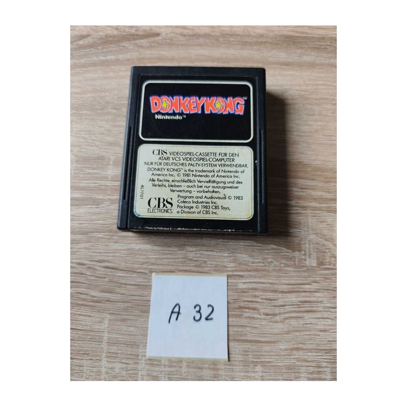 Donkey Kong CBS Electronics Atari 2600