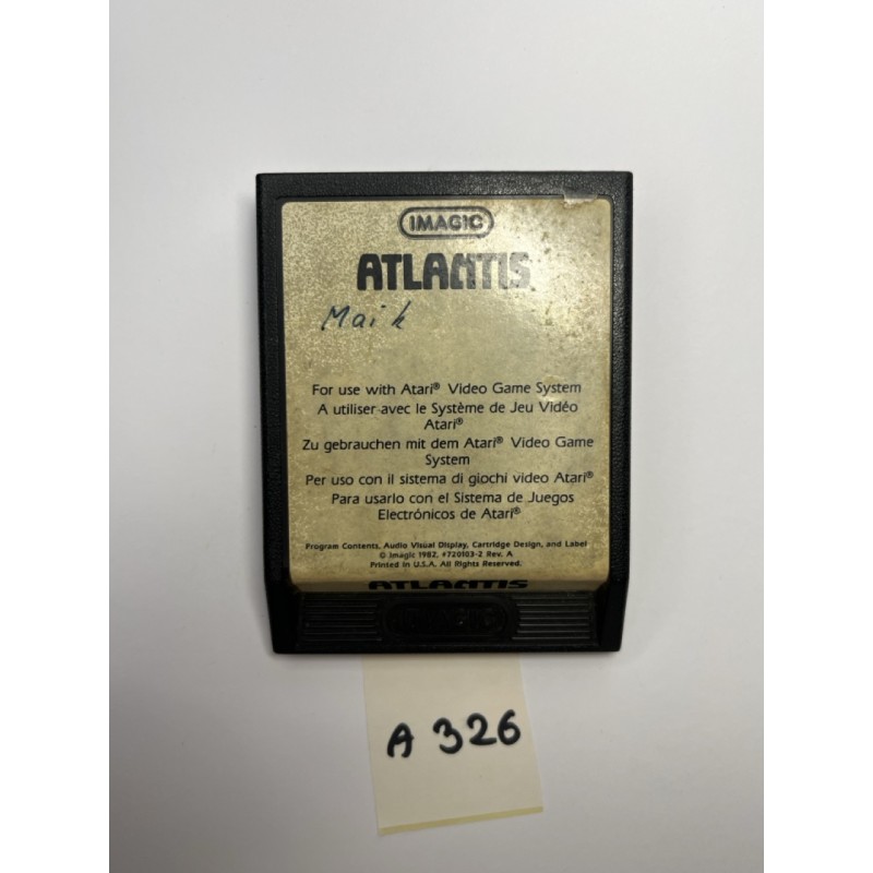 Atlantis Atari 2600