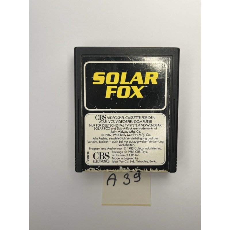 Solar Fox Atari 2600