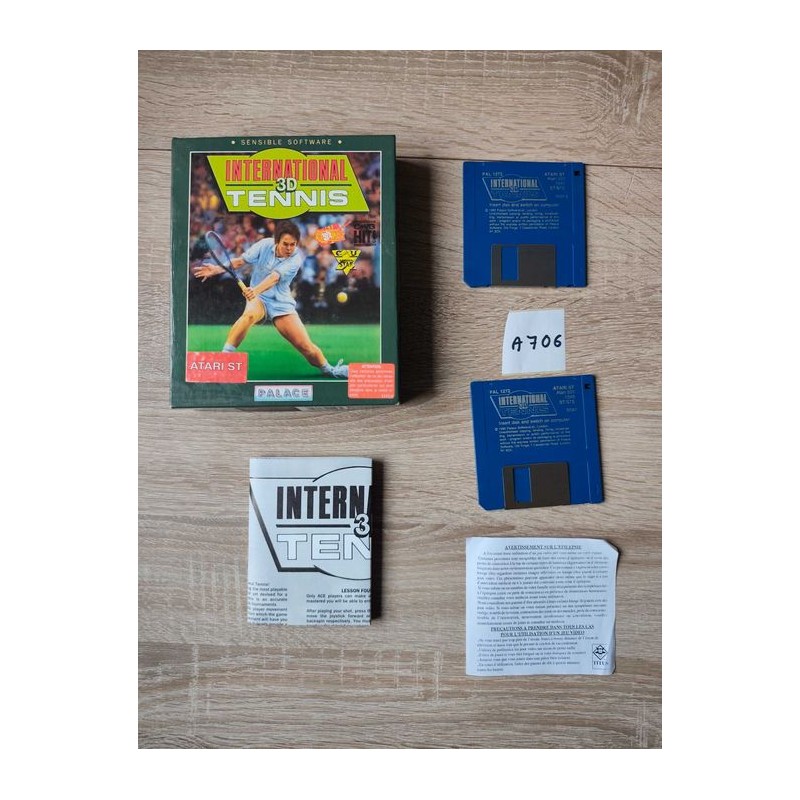 International 3D Tennis Atari ST