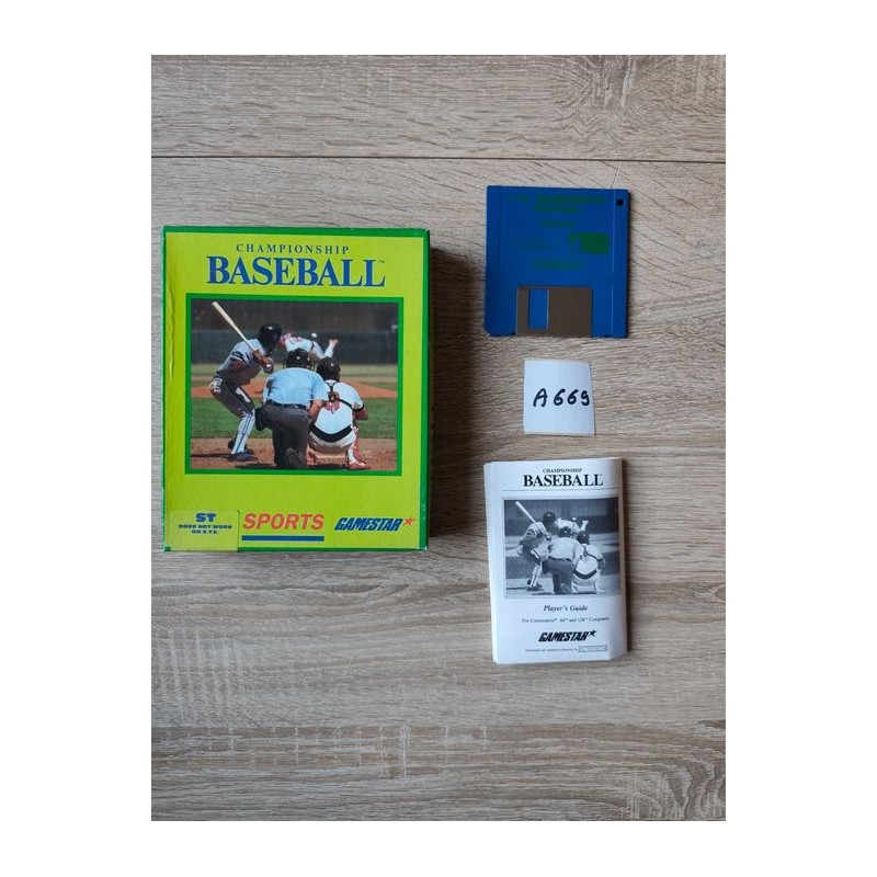 Championship Baseball Atari ST