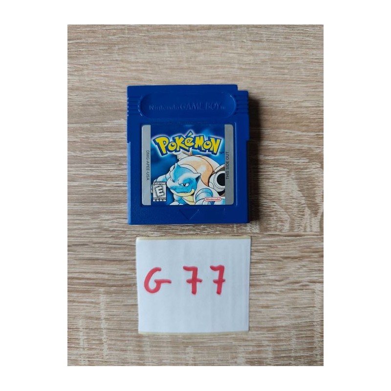 Pokémon Blue Version Game Boy NTSC USA Rare