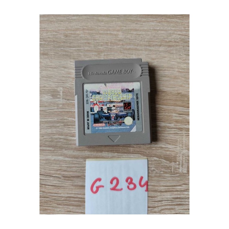 Nigel Mansell's World Championship Game Boy (GB)