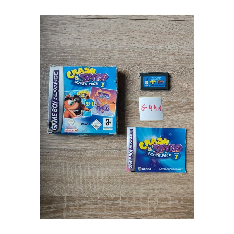 Crash & Spyro Super Pack Vol. 1 GBA