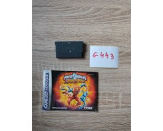 2 Games in 1 Power Rangers Time Force + Power Rangers Ninja Storm GBA