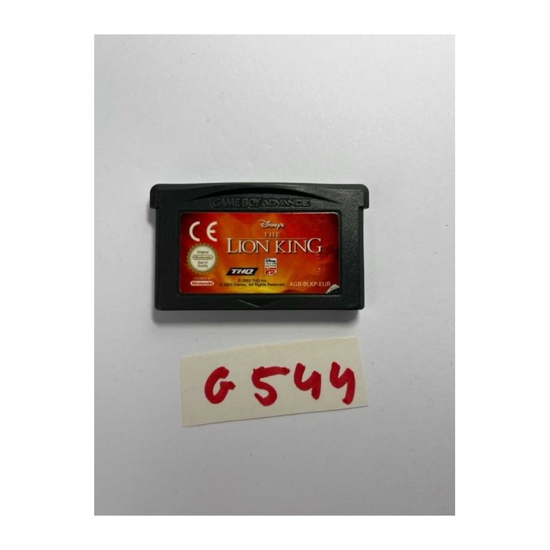 The Lion King Game Boy Advance (GBA)
