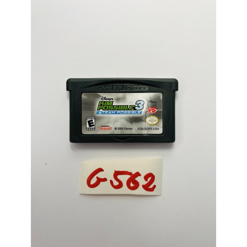 Disney's Kim Possible 3: Team Possible Nintendo Game Boy Advance (GBA)