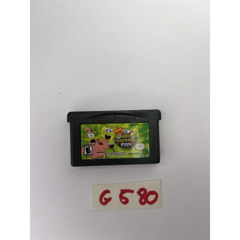 The SpongeBob SquarePants Movie Nintendo Game Boy Advance (GBA)