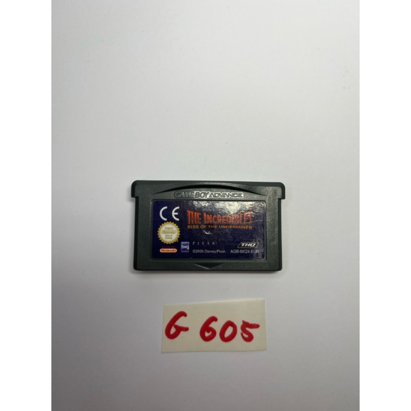 The Incredibles: Rise of the Underminer Nintendo Game Boy Advance (GBA)