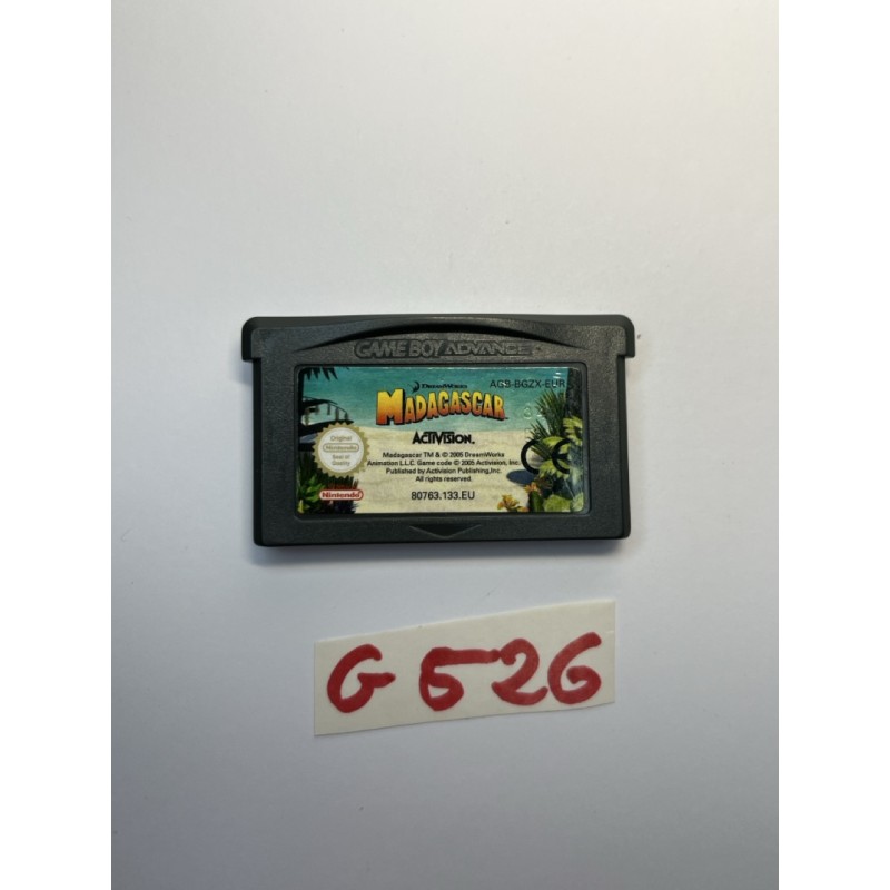 Madagascar Nintendo Game Boy Advance (GBA)