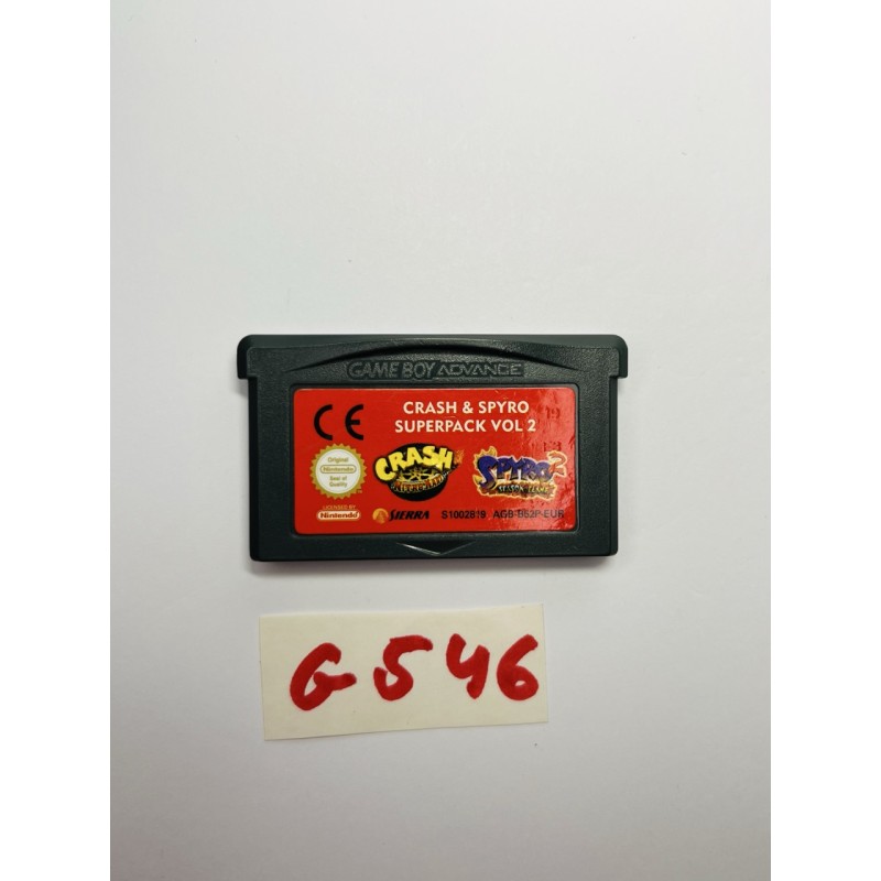 Crash & Spyro Superpack Vol 2 Nintendo Game Boy Advance (GBA)